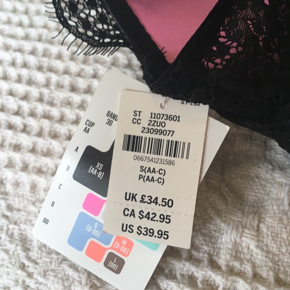 NWT high neck lace push up bralette - Picture 3 of 4